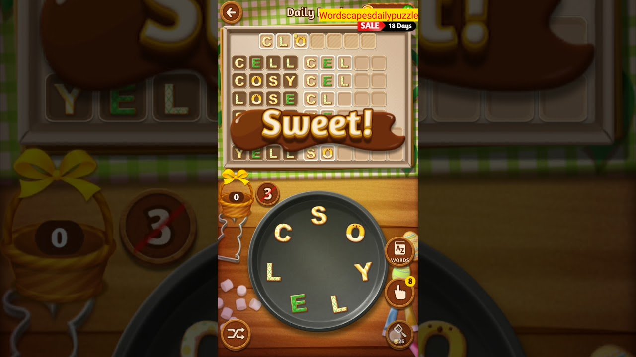 Word Cookies Daily Puzzle April 3 2020 Answers