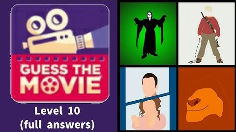 Guess The Movie Quiz - Level 10 walkthrough (with full answers)