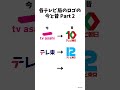 各テレビ局の今と昔② #shorts #テレビ #テレビ局 #テレ朝 #テレビ朝日 #テレ東 #テレビ東京 #フジテレビ #ロゴ #ミーム
