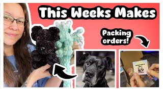 Custom Crochet Plushies and Packing Etsy Orders!