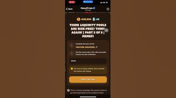 Think liquidity pool are risk-free, think again part 3 of 5 memefi code