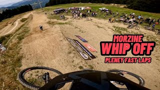 PLENEY FAST LAPS & MORZINE WHIP OFF