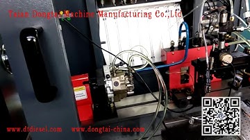 Video of CR918 Multi-function test bench to test DENSO injector