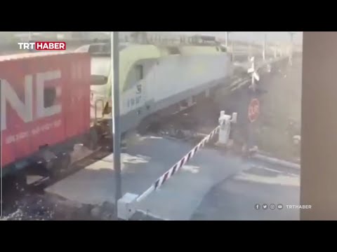 Adana'daki tren kazasının görüntüleri ortaya çıktı