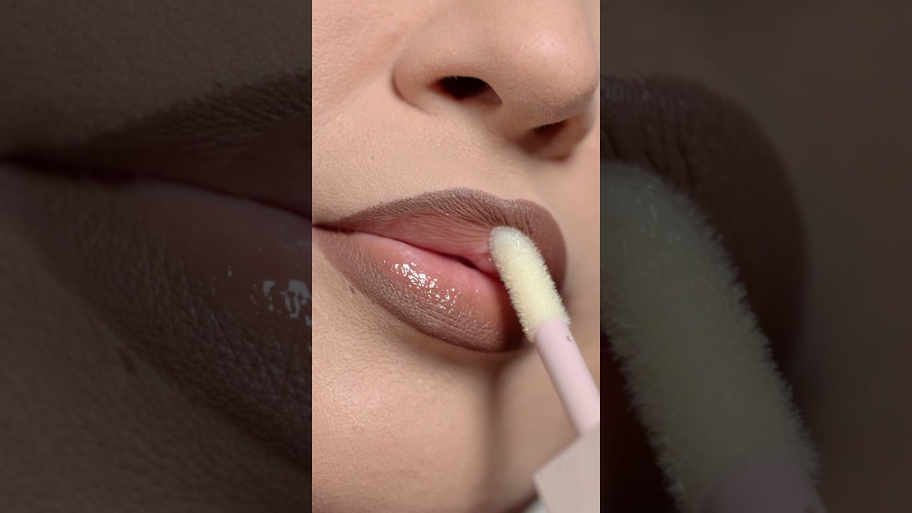 fenty beauty glossy brown lips 🤎 