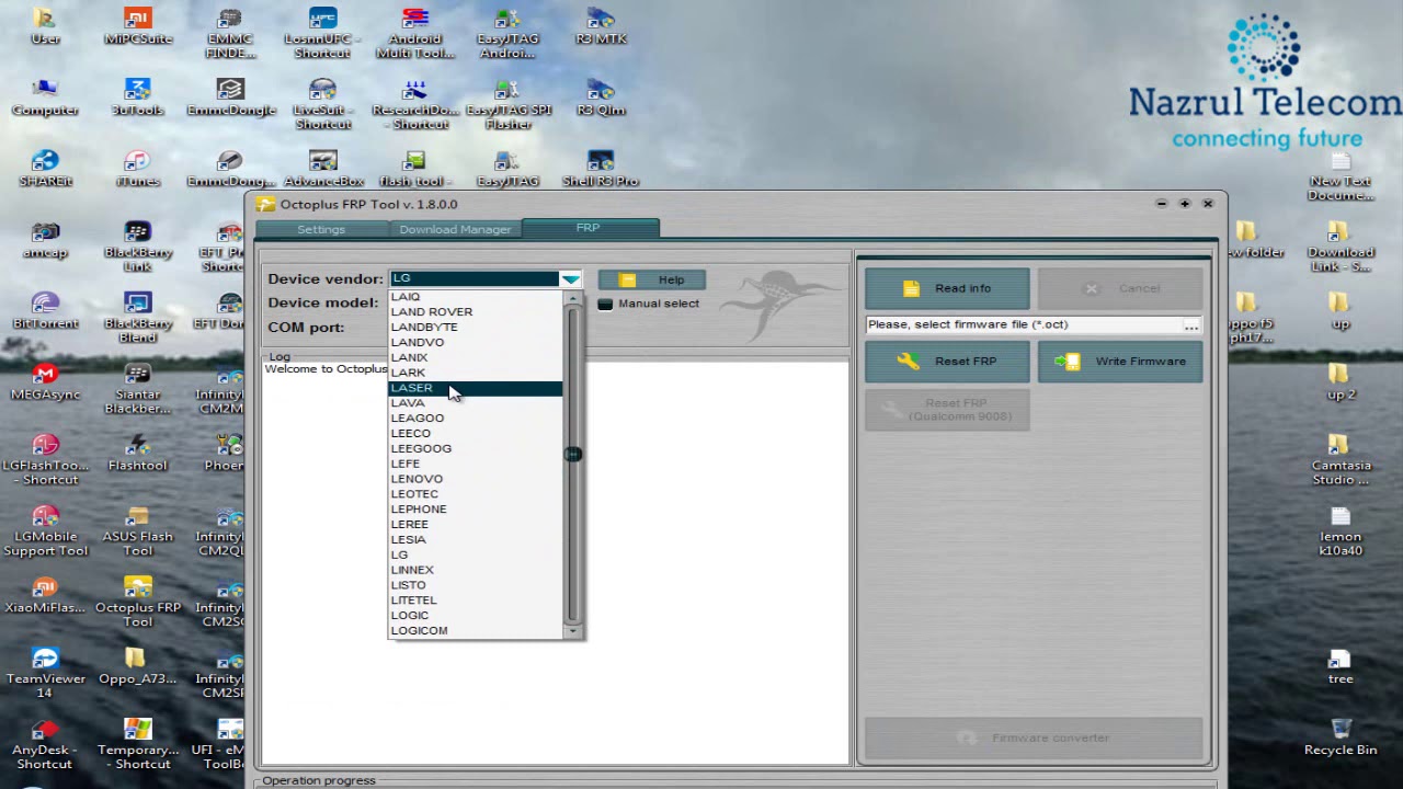 Lava iris 52 (LH9810) FRP Remove Done