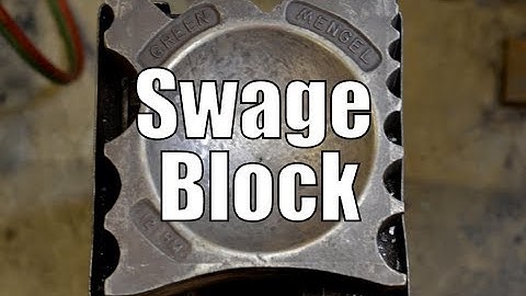 Blacksmith Swage Block Uses / Handy Blacksmith Tools and Equipment for Making Bowls & Other Projects