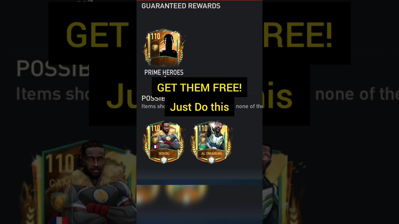 GET FREE HEROES JOURNEY PLAYERS #fifamobile #fifamobile23