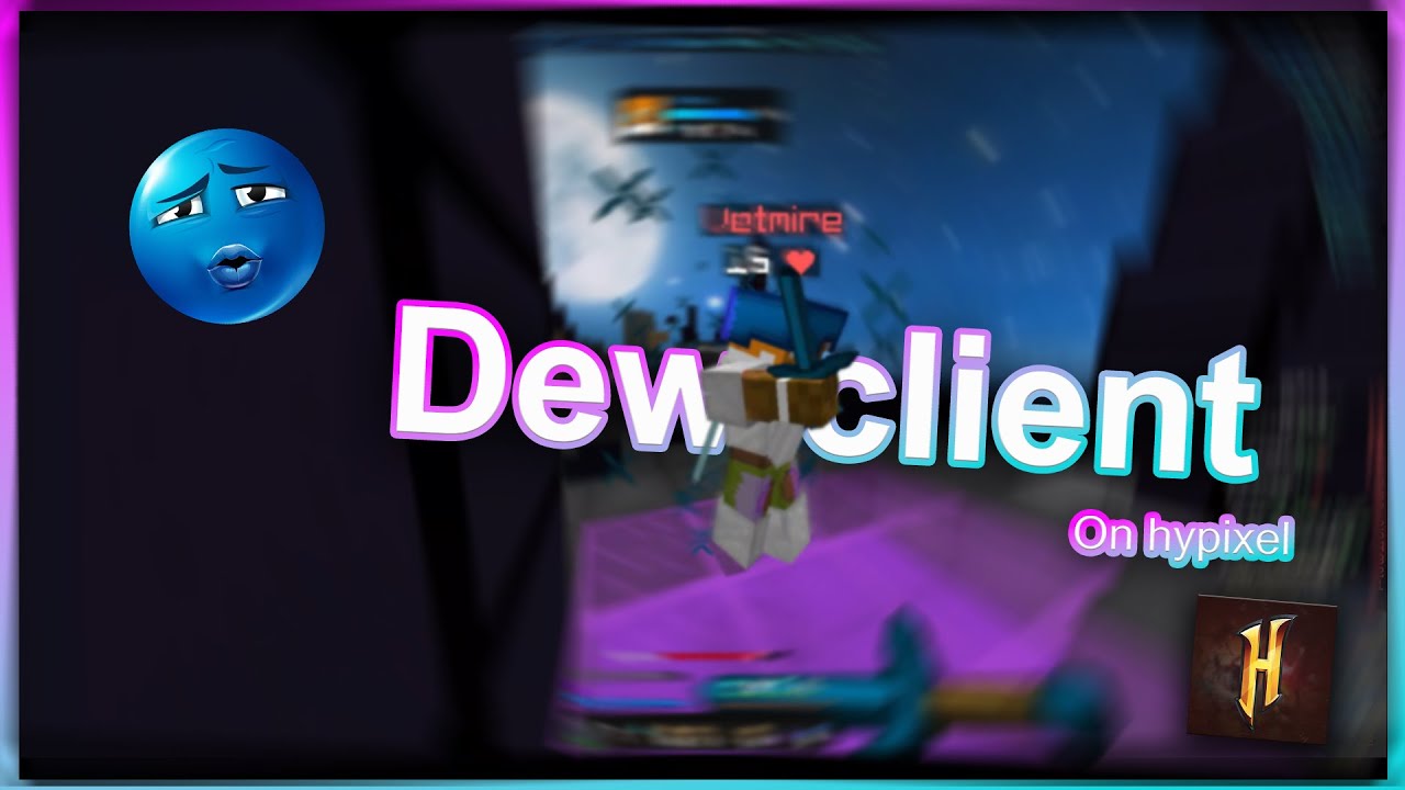 Is This The BEST FREE PREDICTION CLIENT?! | Cheating on Hypixel with Dew Client.