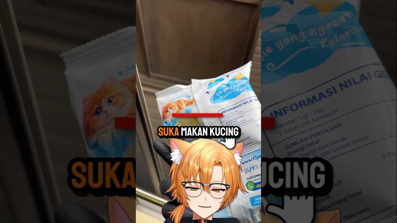 nyobain "makanan kucing"..? 🐈
