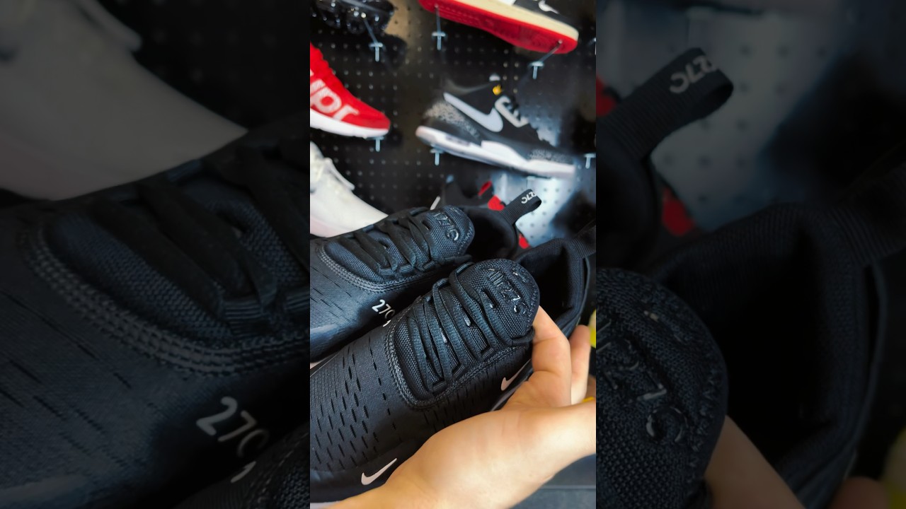 NIKE SPORTSWEAR AIR MAX 270, BLACK/ANTHRACITE/WHITE/SOLAR RED