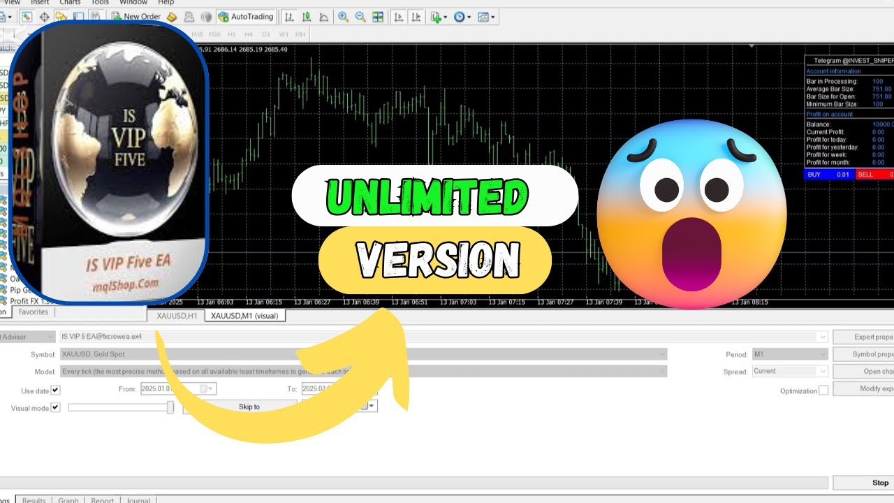 IS VIP Five EA MT4 | No DLL | High-Performance Forex Trading Robot for MT4 | EA 2025