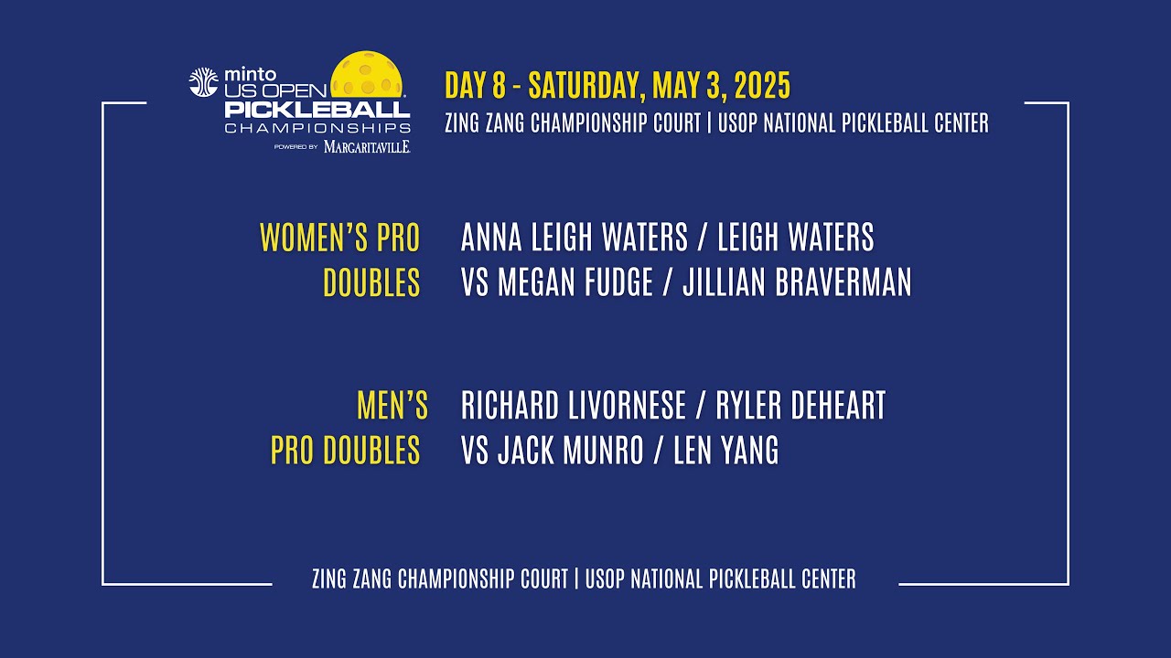 2025 CBSSN US OPEN PICKLEBALL CHAMPIONSHIPS MAY 3 | Part 2 | The Golds
