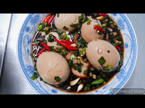 Video TRỨNG GÀ NGÂM NỨƠC TƯƠNG THẤM ĐẬM ĐÀ NGON RẤT HAO CƠM... - youtube