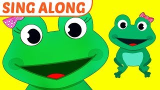 Five Little Speckled Frogs Song Lyrics | Nursery Rhymes Sing Along