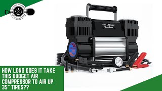 Tozalazz Double Air Compressor:  Features and First Impressions PLUS Timing 15-35 PSI on 35" Tires!