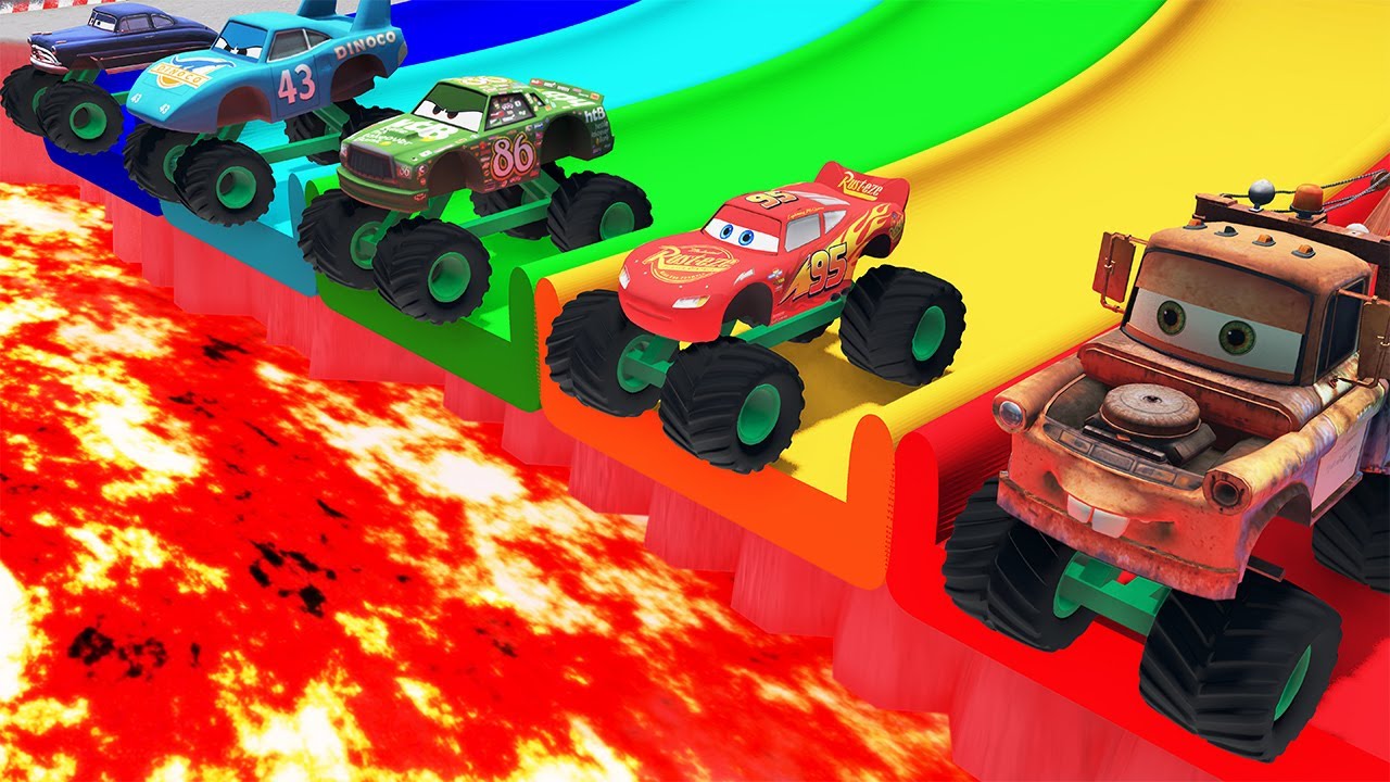 Испытание машин-монстров против портала