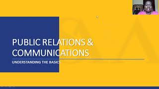 Public Relations & Communications: Understanding the Basics