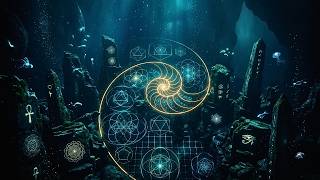 8 Hours of Underwater Sacred Geometry Music | Deep Drone & Flute | Dark Screen for Sleep screenshot 5