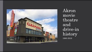 Akron Cinema History 1990-2019