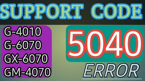 Canon G4010 Printer Support Code 5040 Solved//Canon Printer   5040 Error 100% Fixed...