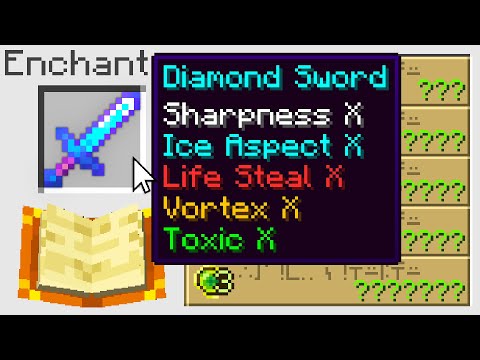 Minecraft, But Enchants Are Custom...