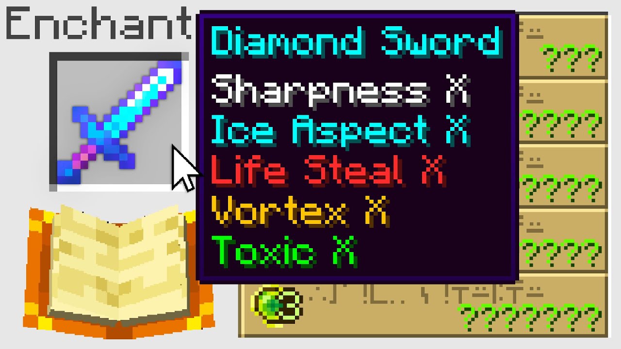 Minecraft, But Enchants Are Custom...