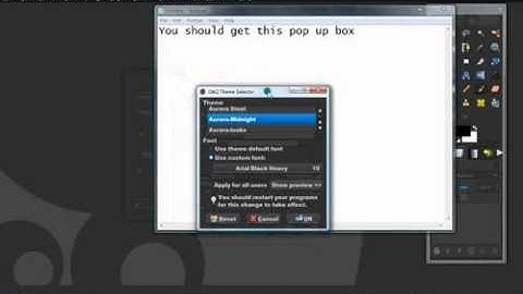 How to change the theme of your Gimp