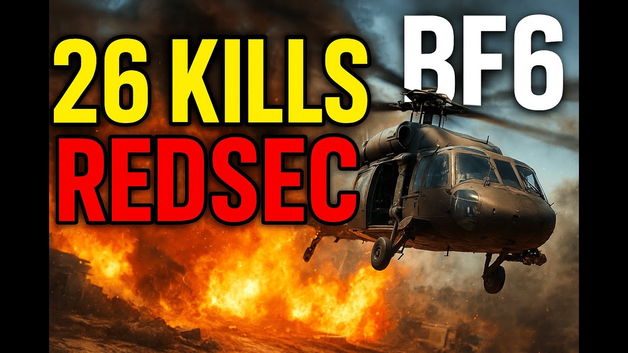 Battlefield REDSEC SOLO HELI 26 KILLS!