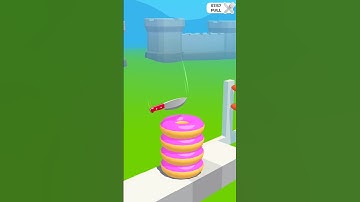 Slice It All Gameplay! Satisfying ASMR slicing game Level 663 #sliceltall #short