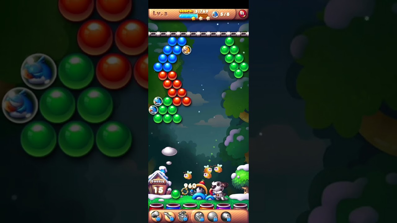 Bubble bird Rescue game  level 3 