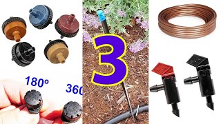 The 3 main different types of drip irrigation and when to use them