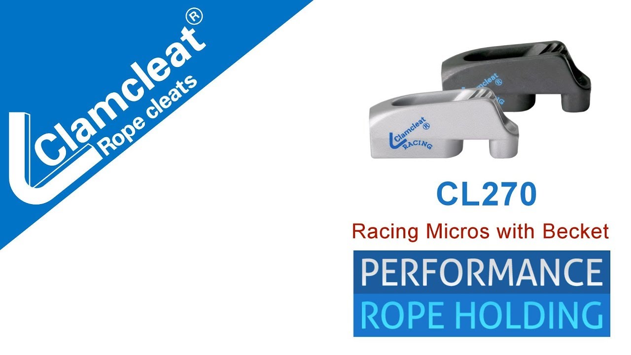 CL270 Racing Micros with Becket | Clamcleats Ltd - YouTube