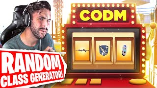 We used CODM’s Random Class Generator (PAIN)
