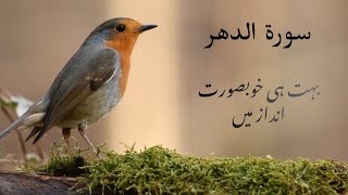 Beautiful Surah Ad-Dahr Al-Insan Recitation Emotional Quran Tilawat سورة الدهر تلاوة مؤثرة