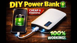 DIY Power Bank 🔋 | Cheap & Easy to Make at Home | #DIYPowerBank #DIYElectronics #TechDIY