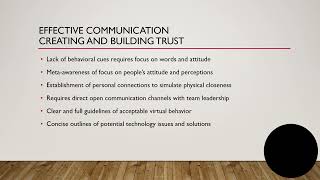 Challenges in Leading Virtual Teams