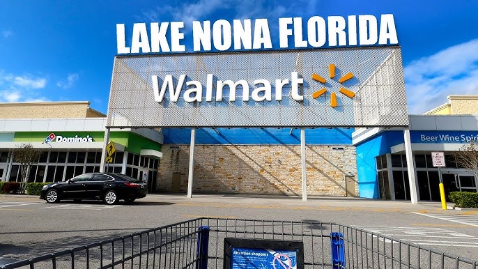 Shopping at Walmart Supercenter on Old Lake Wilson Road in Kissimmee  Florida - Store 5214 