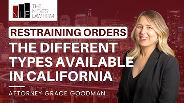 What are the Different Types of Restraining Orders in Oakland? | Oakland Restraining Order Attorneys
