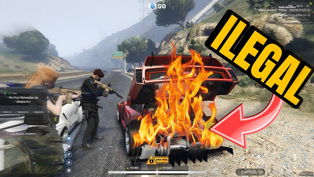 RECUPERO UN FERRARI MODIFICADO Y RETO A LA POLICIA A UNA CARRERA DE VIDA O MUERTE