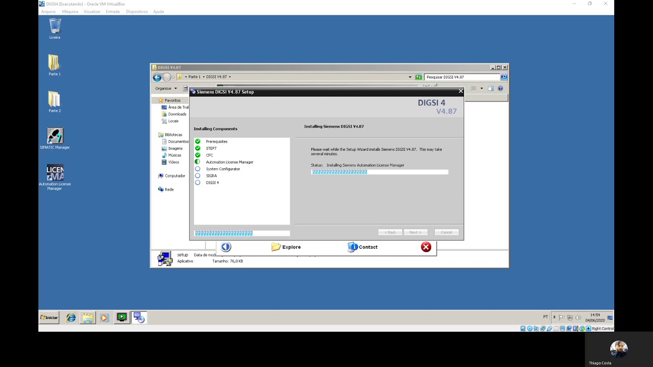 Siemens - Instalação do DIGSI 4.7 linha Siprotec 4