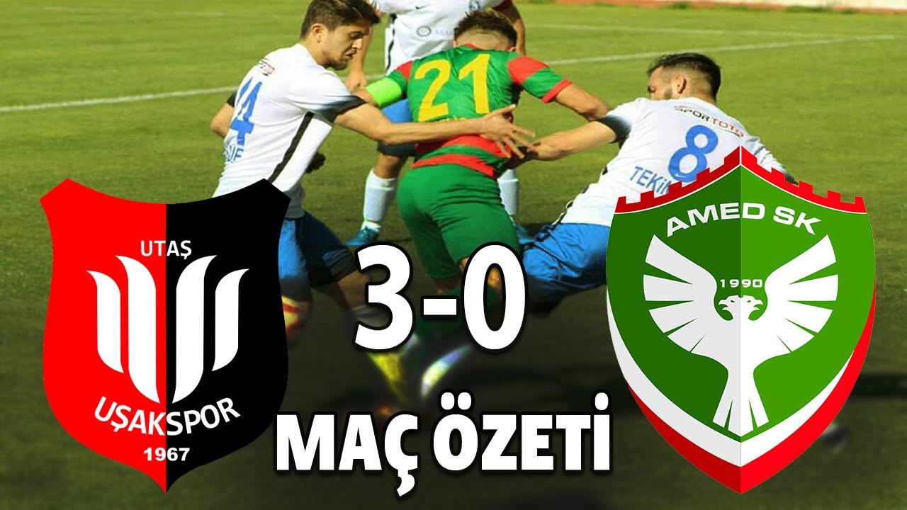 Uşakspor 3-0 Amedspor (Maç Özeti)