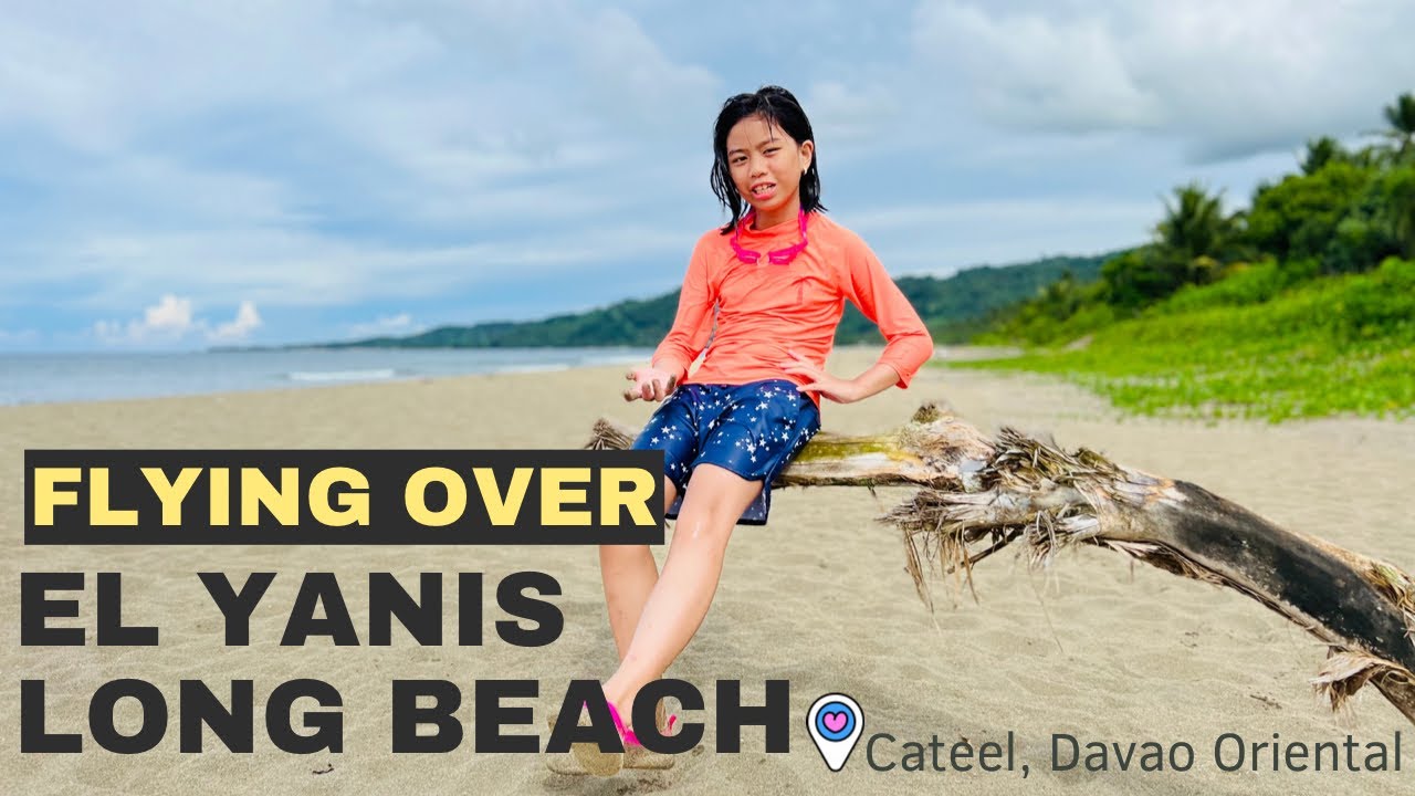 FLYING OVER EL YANIS LONG BEACH CATEEL DAVAO ORIENTAL YouTube