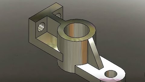 Tutorial de Solidworks para principiantes Ejercicio 5 MODELAR PIEZAS MECANICAS