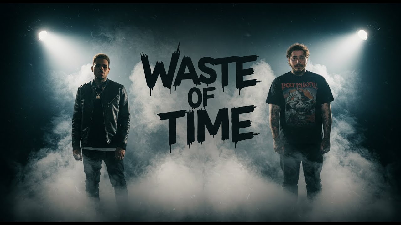 Chris Brown & Post Malone - Waste of Time | Lyrics Video