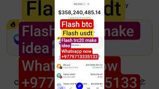HUg Flash Dollar Sellng Sms Me Whatsapp #flashusdt #shortsfeed