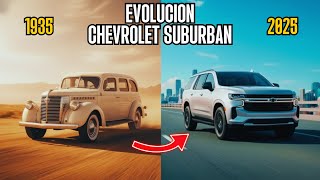 Evolución del Chevrolet Suburban 1935-2025 Evolución Del Chevrolet Suburban 1935 2025