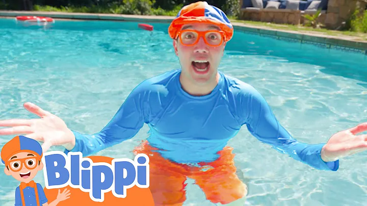 Blippi Takes Swimming Lessons |  Blippi - Learn Colors and Science