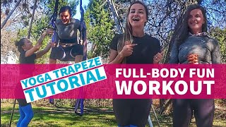 Yoga Trapeze Workout - Full Body Workout at Home- Beginner/Intermediate Level