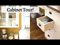 What’s in the drawer? (FULL Kitchen Cabinet Tour)